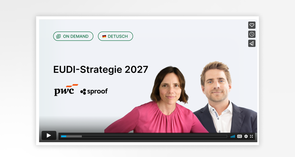 Thumbnail Webinar PwC Deutschland - sproof - EUDI-Strategie 2027