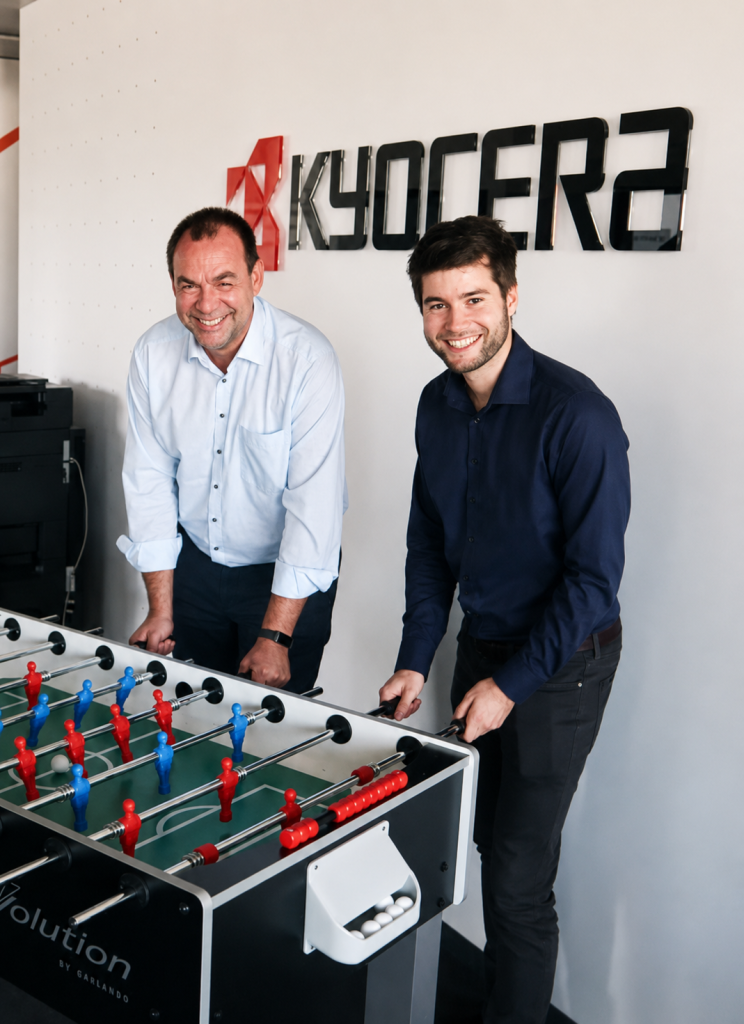 Partner sproof x Kyocera - Michael Kalaus und Fabian Knirsch